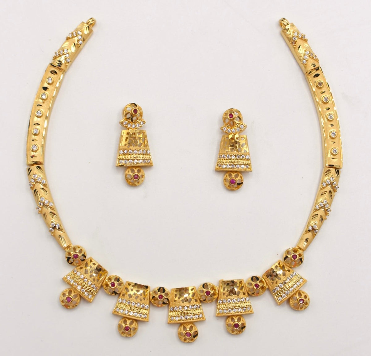 Gold Plated Diya - Aloro Jewels