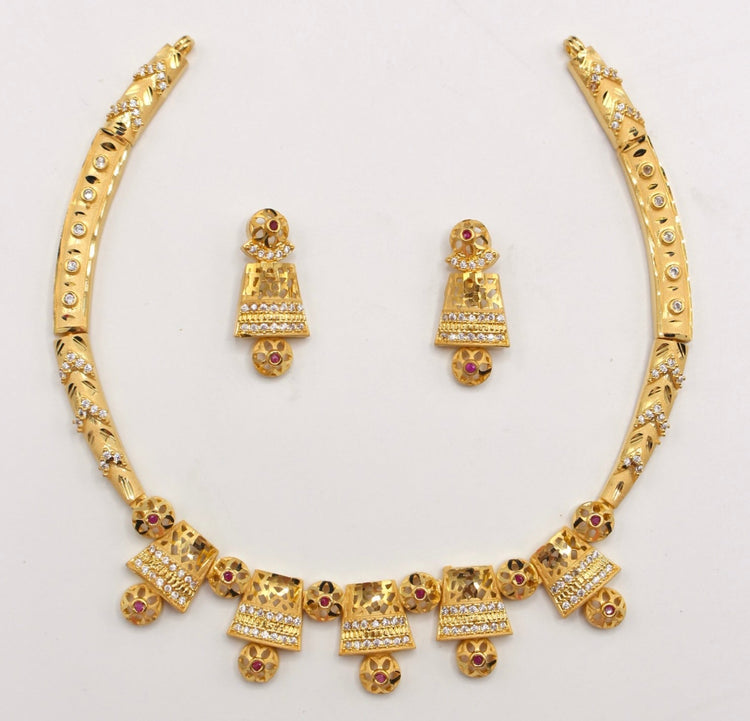 Gold Plated Diya - Aloro Jewels