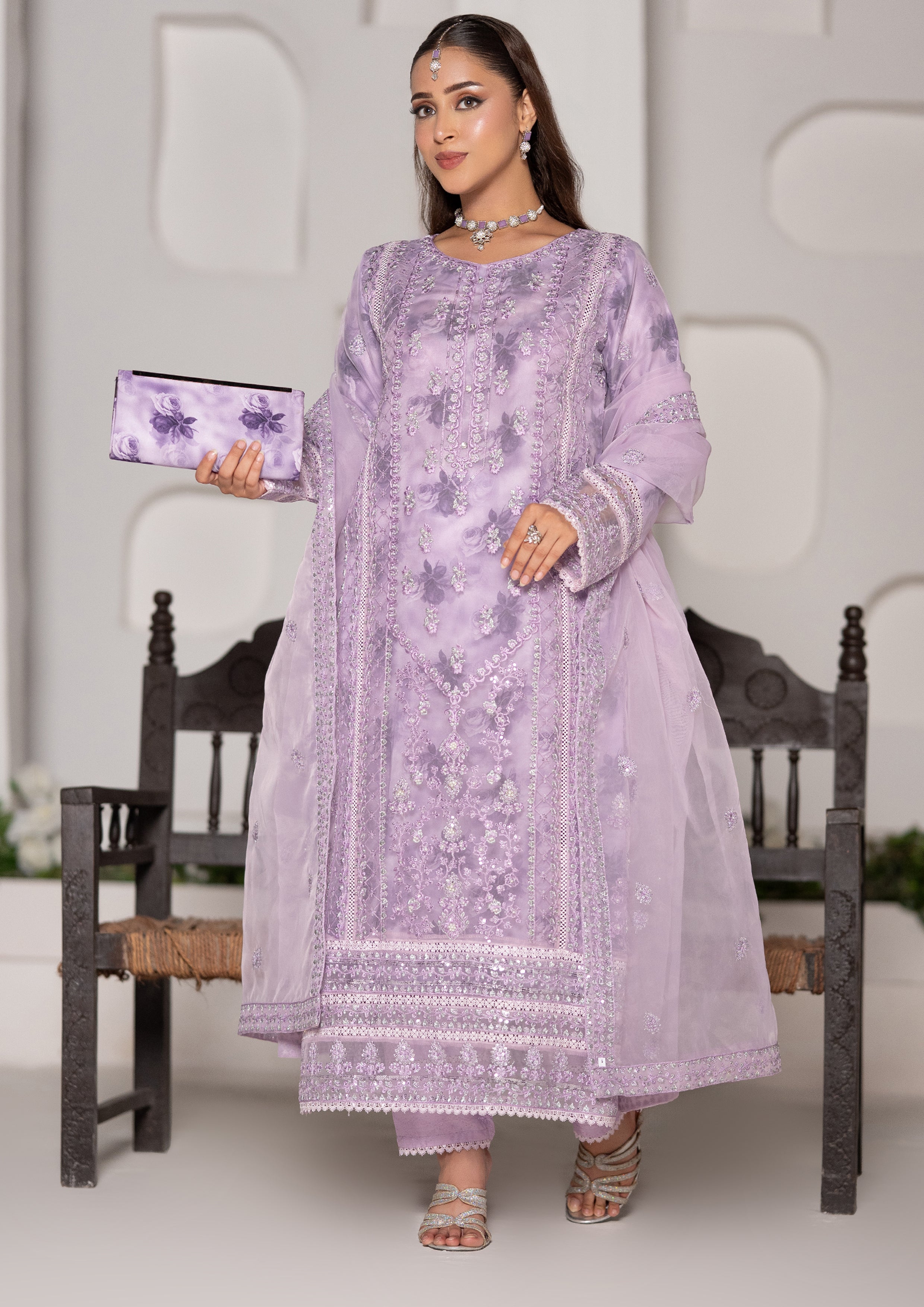 Seraphina BN-1142 - 3 Piece Stitched Fancy Heavy Embroidered - Bint-e-Noor