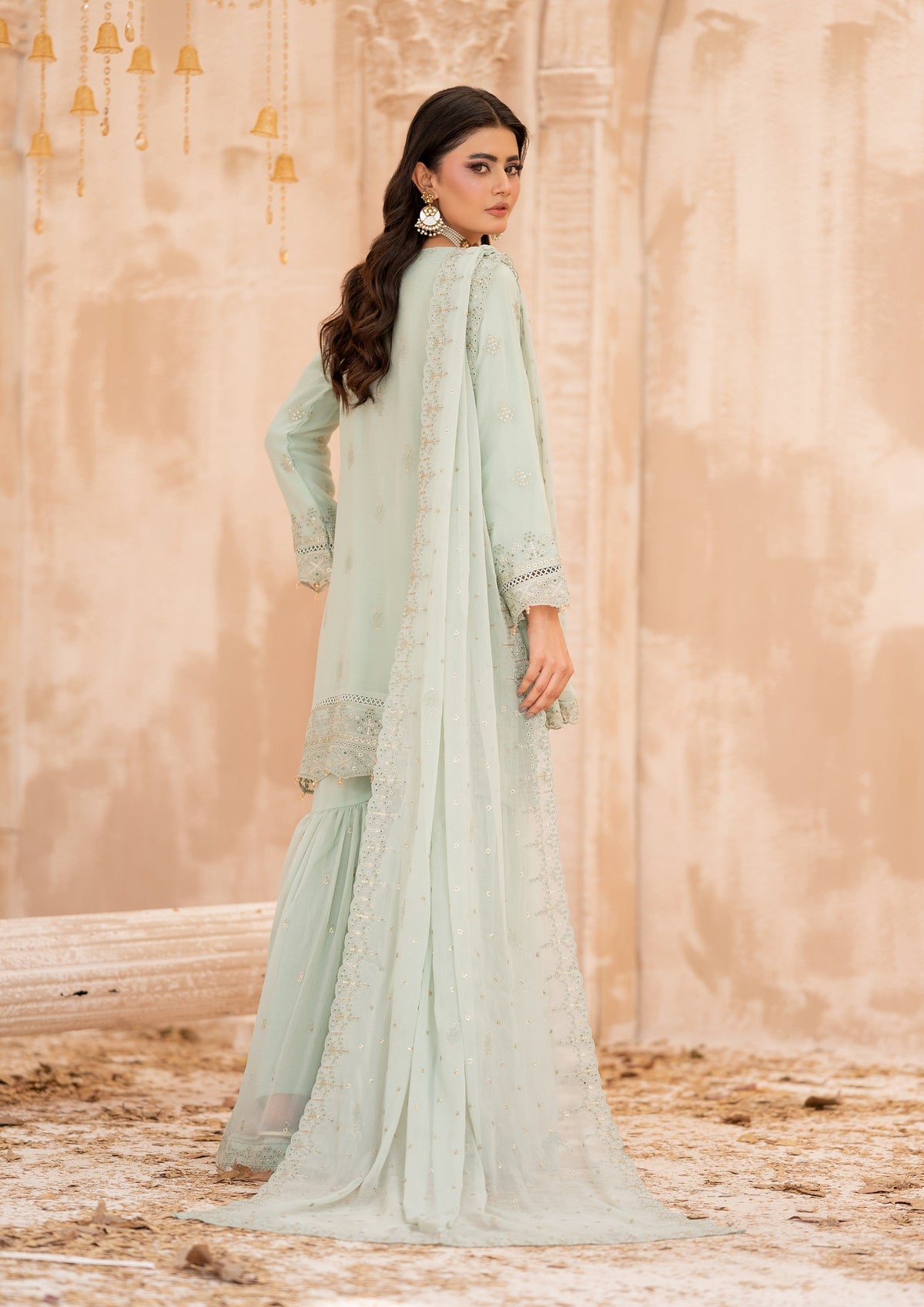 Alvina - 3 Piece Stitched Fancy Heavy Embroidered - Bint-e-Noor