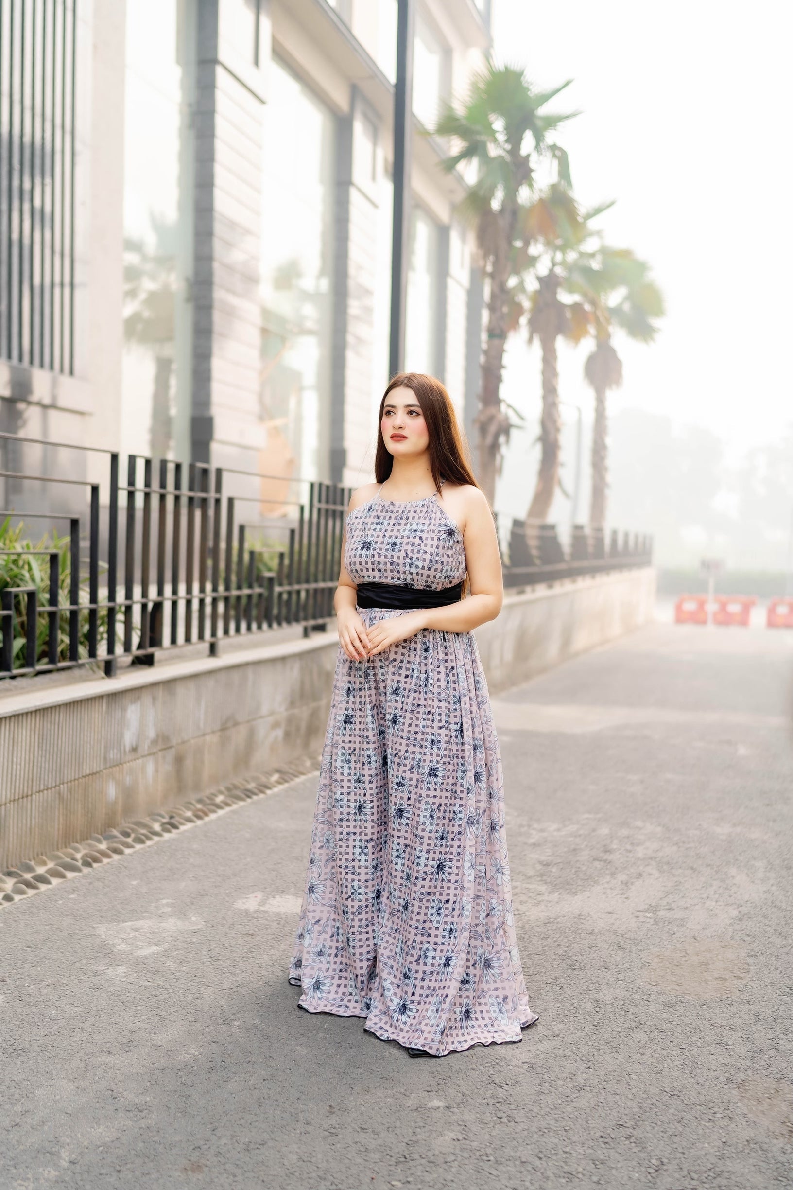 Cotton Net Jumpsuit - SYAH
