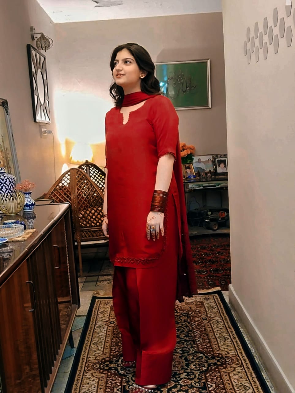 EST-018 Laal Bahaar - (Stitched 3 Piece) - SYAH