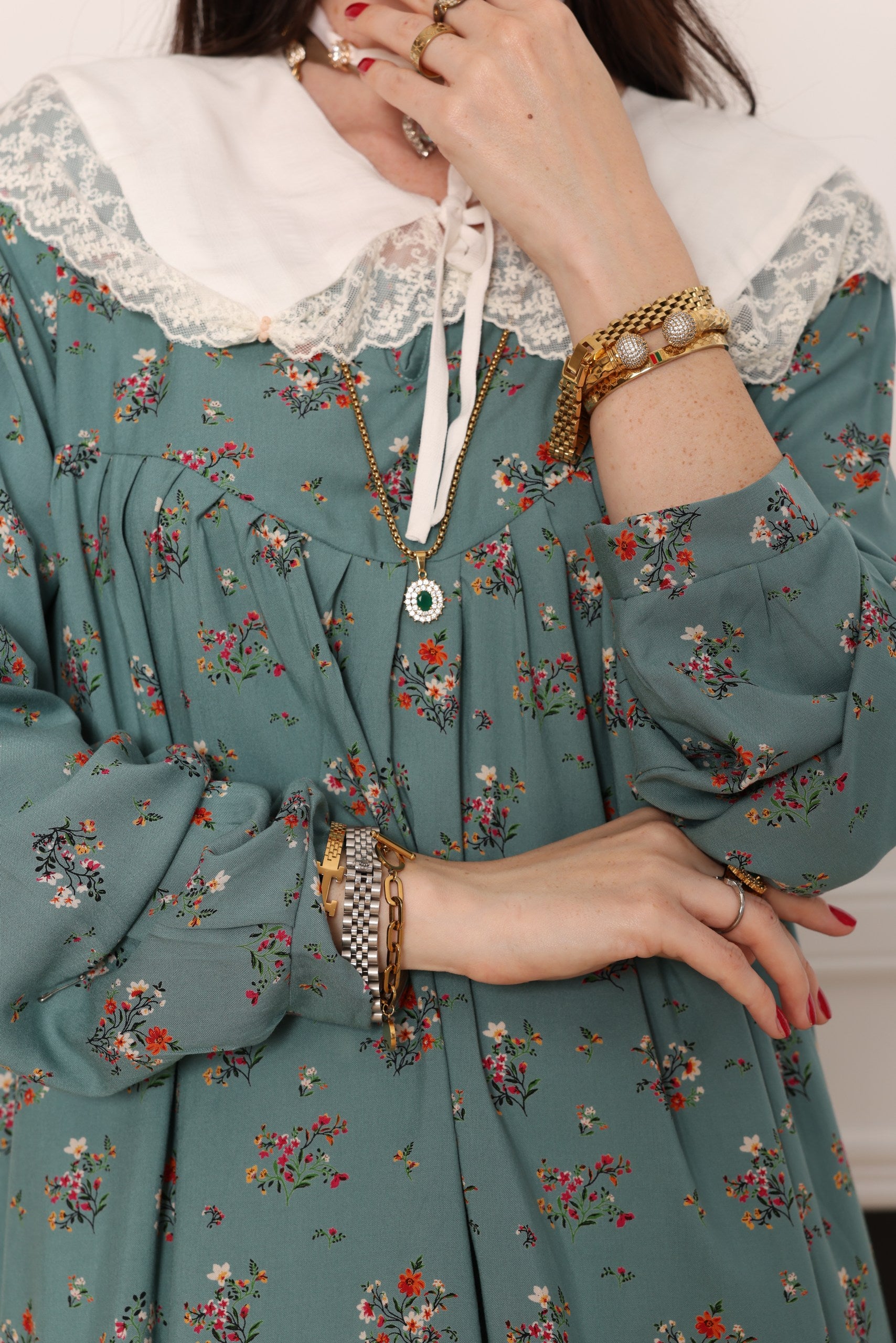 Sage Blossom Top - Meemseen Independent