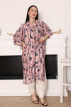 Women’s Pink Floral Paisley Printed Long Shirt - Meemseen Independent