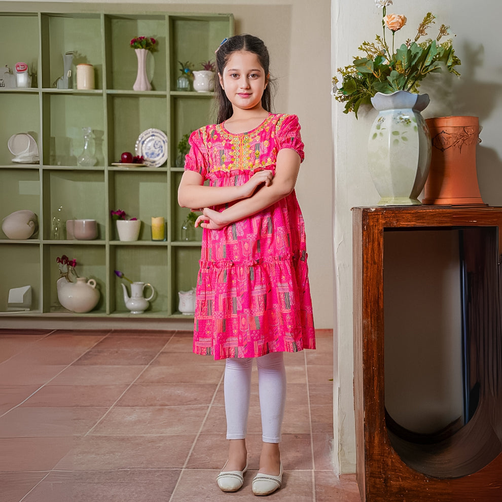 ColorWhirl – Lawn Frock - Rangooz