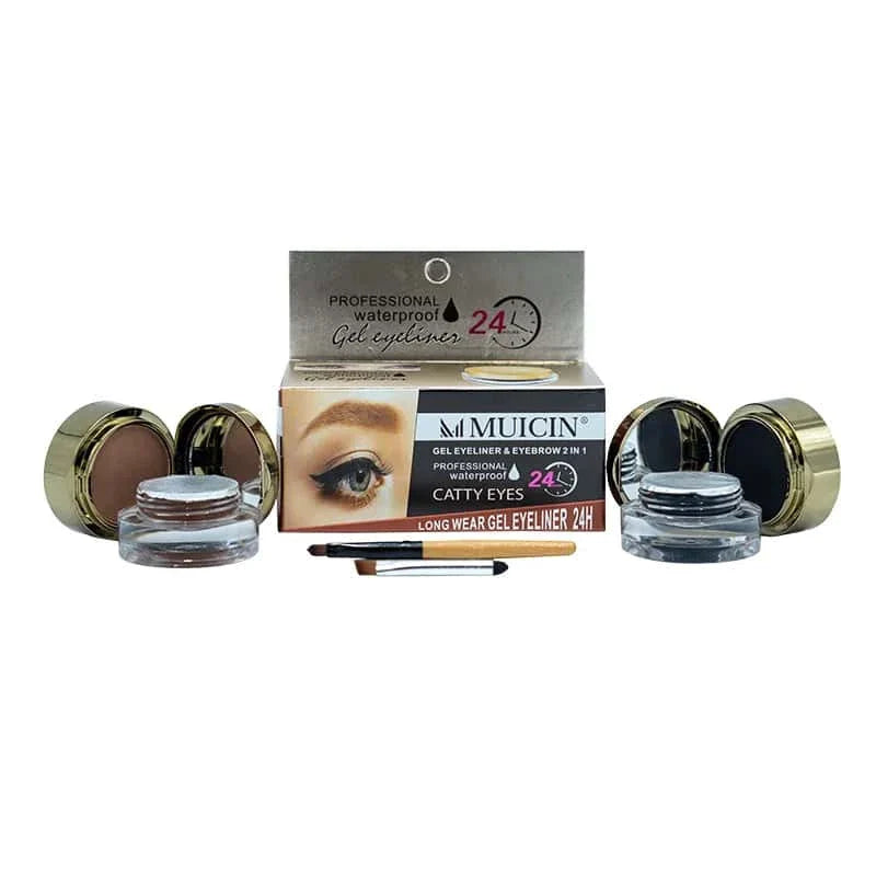 2 In 1 Catty Eyes Gel Eyeliner - Muicin