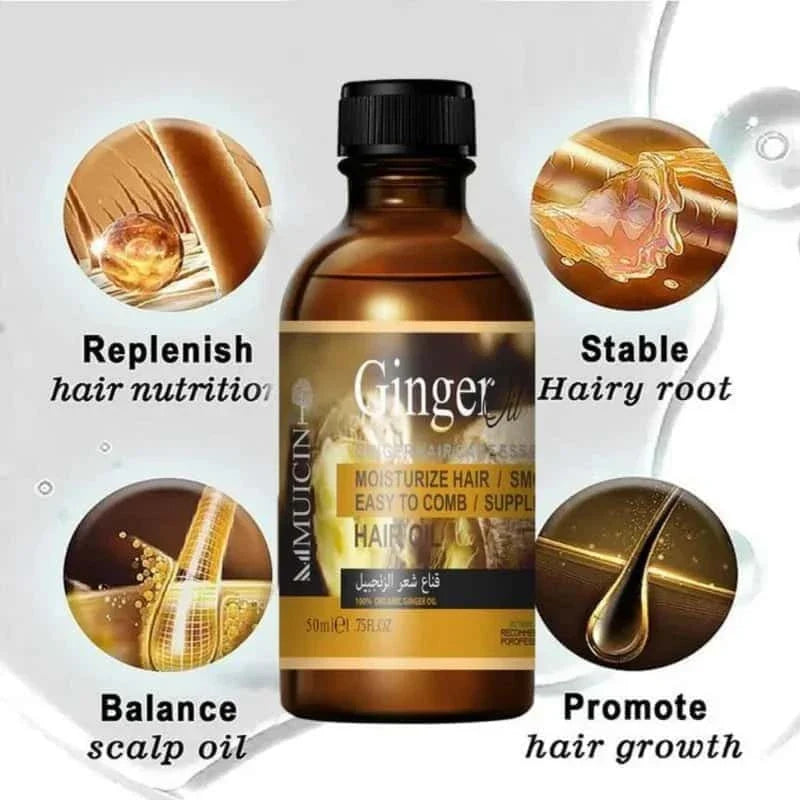 Organic Ginger Root Hair Growth Oil - Muicin