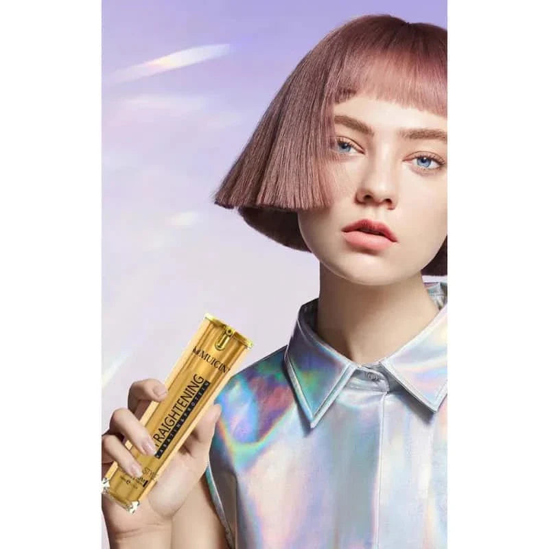 Gold Shine & Style Hair Straightening Serum - Muicin