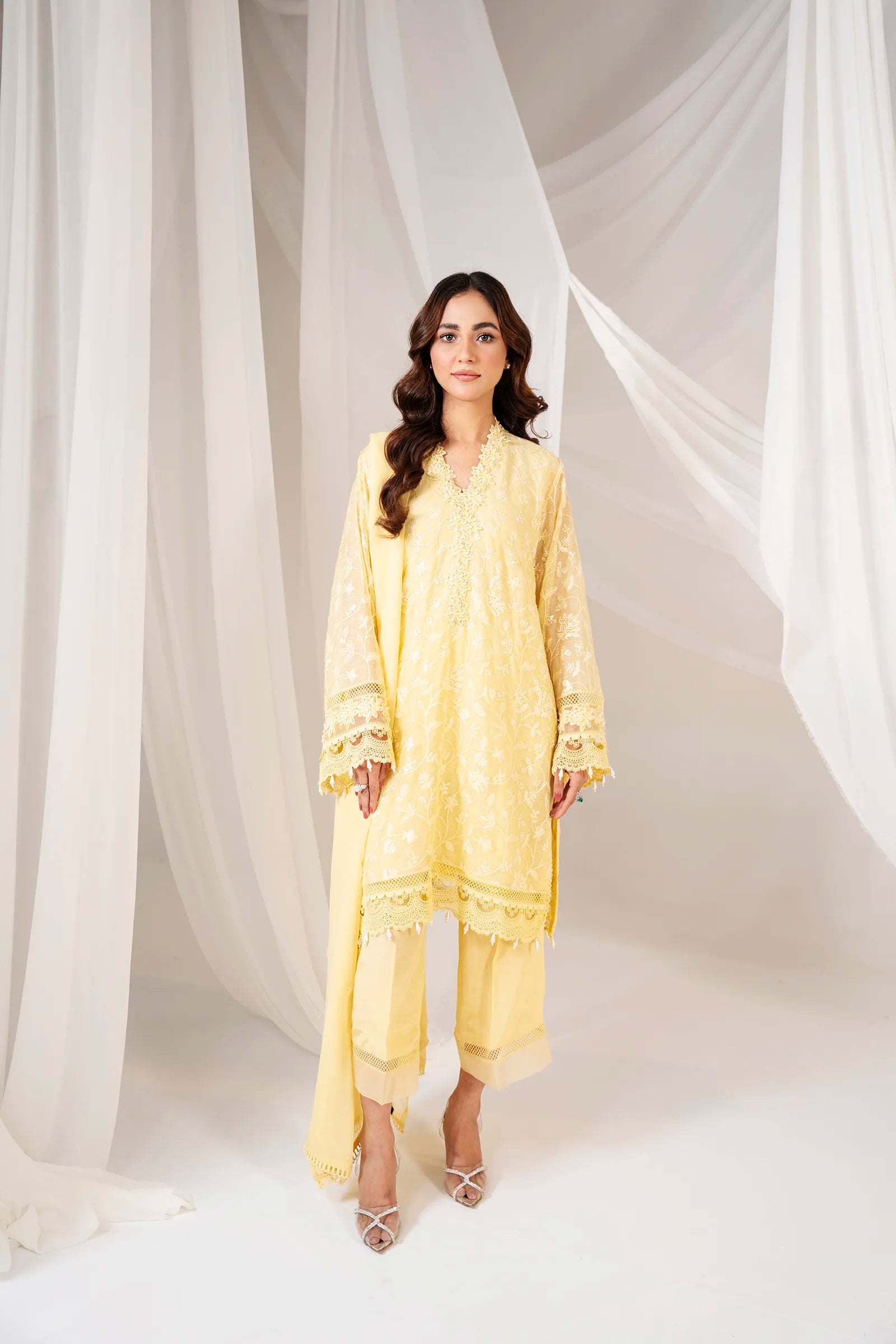 Sara 3 Piece Stitched - Javeria Zoa