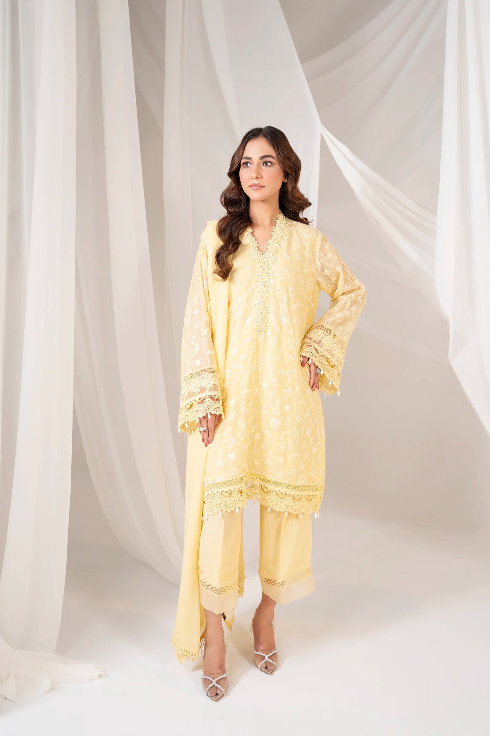 Sara 3 Piece Stitched - Javeria Zoa