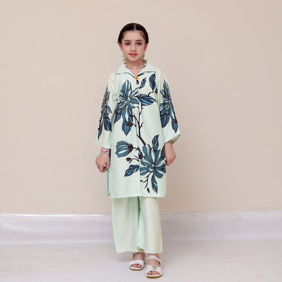 Leafy - Co-ord Set - Silk - Rangooz