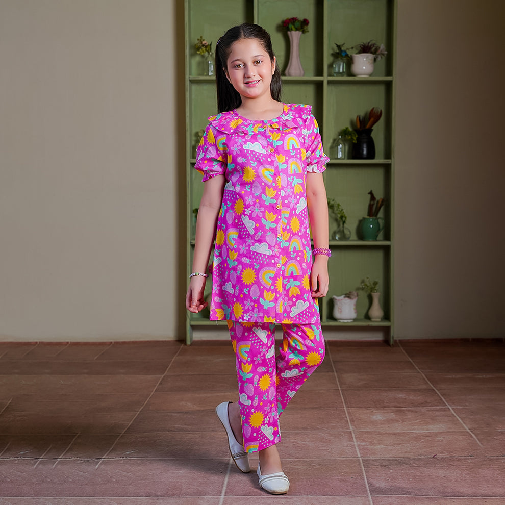 Summer Bloom - Co-ord Set - Lawn - Rangooz