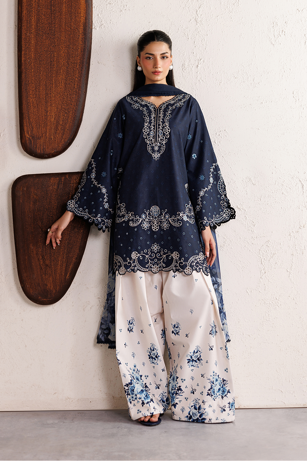 Sapphire Bloom 3Pcs - Tawakal Closet