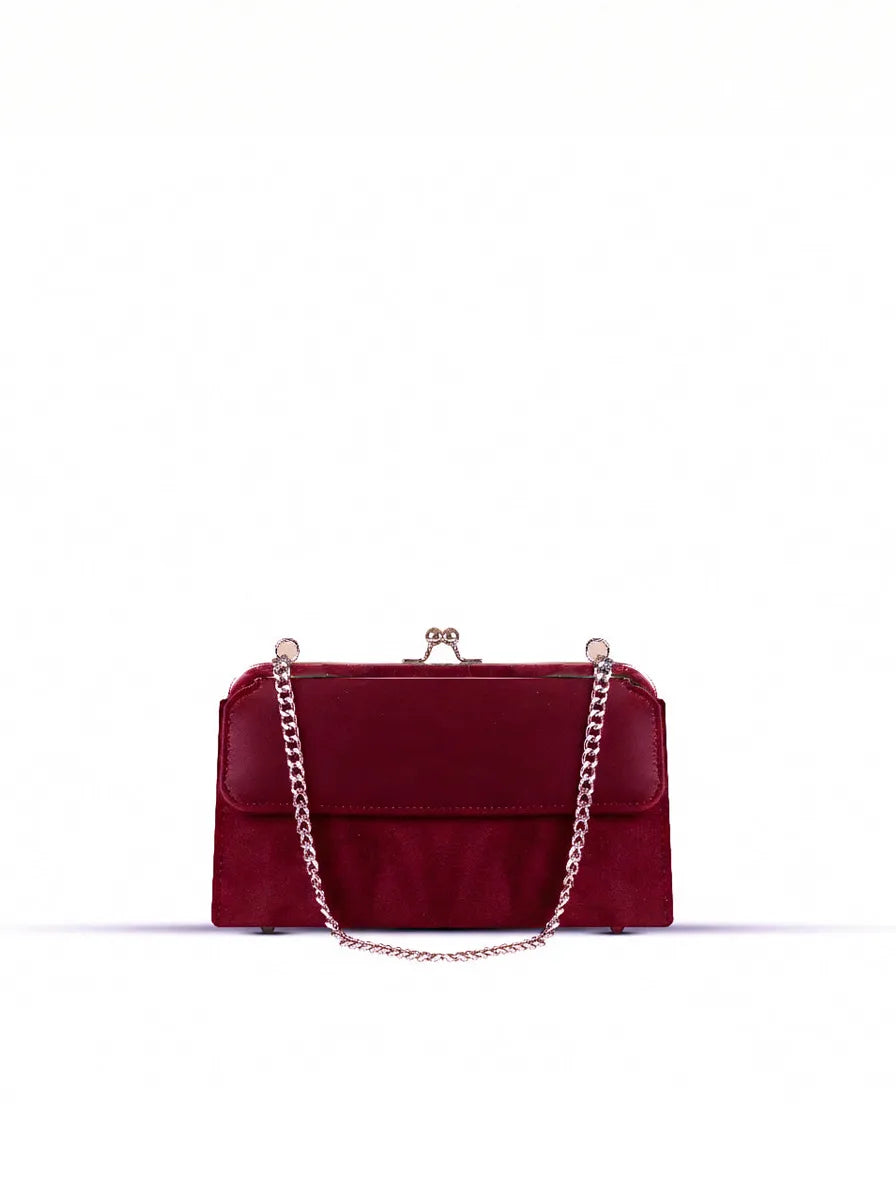 Beth Maroon Shoulder bag - Bag X