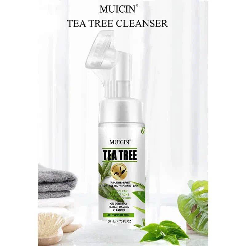 Tea Tree Bubble Foaming Facial Cleanser - Muicin