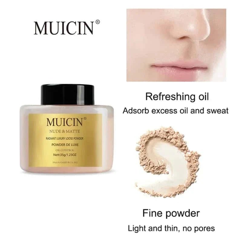 Nude Matte Radiant Loose Powder - Muicin