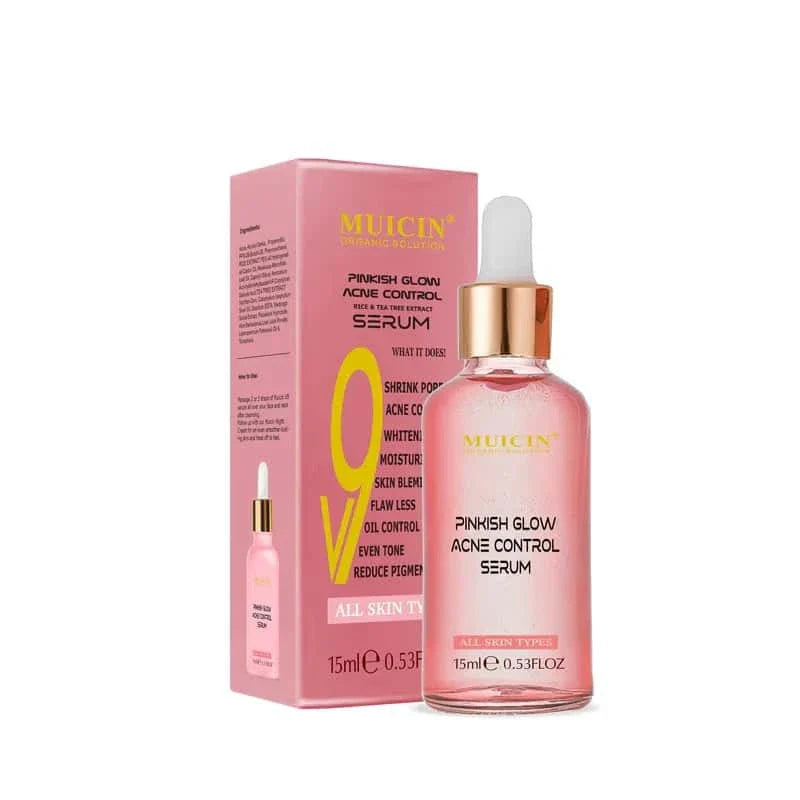 V9 Pinkish Glow Anti Acne Face Serum - Muicin