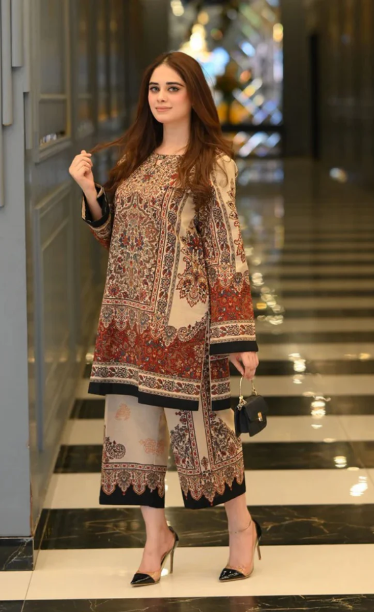 Raqs-e-Gul - Stitched 2 Pcs - Kala Jora