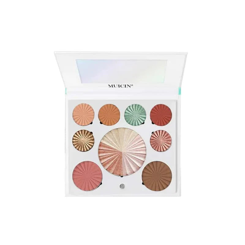 White Blusher & Eyeshadow Palette - Muicin