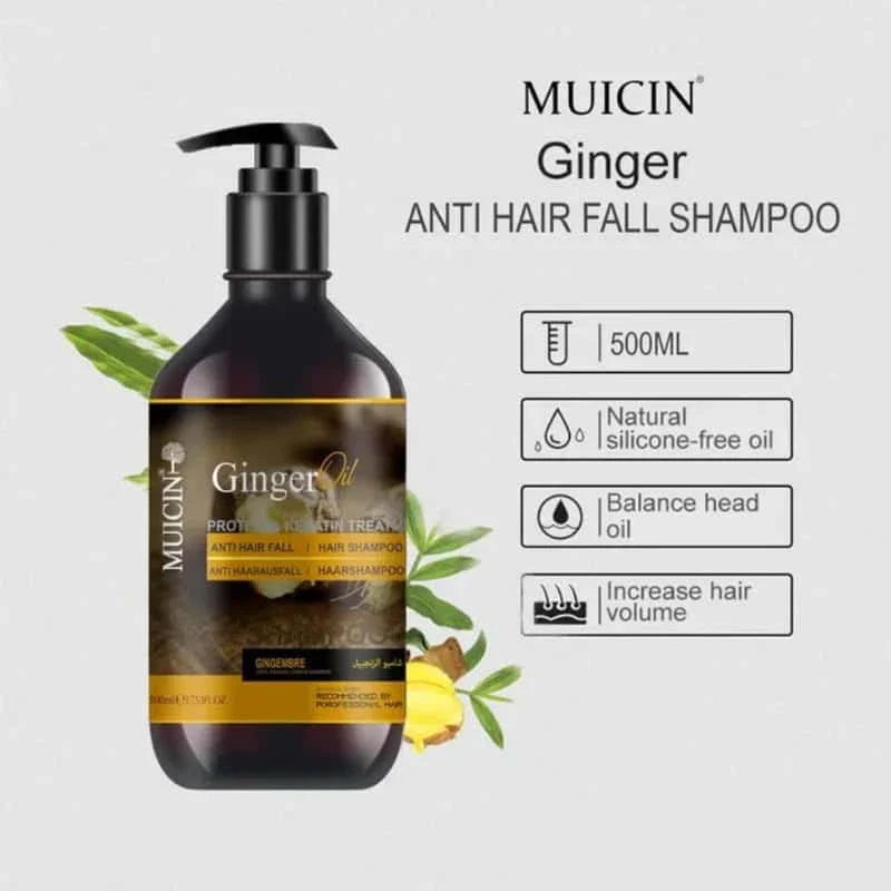 Ginger Oil Anti-Hair Fall Shampoo - Muicin