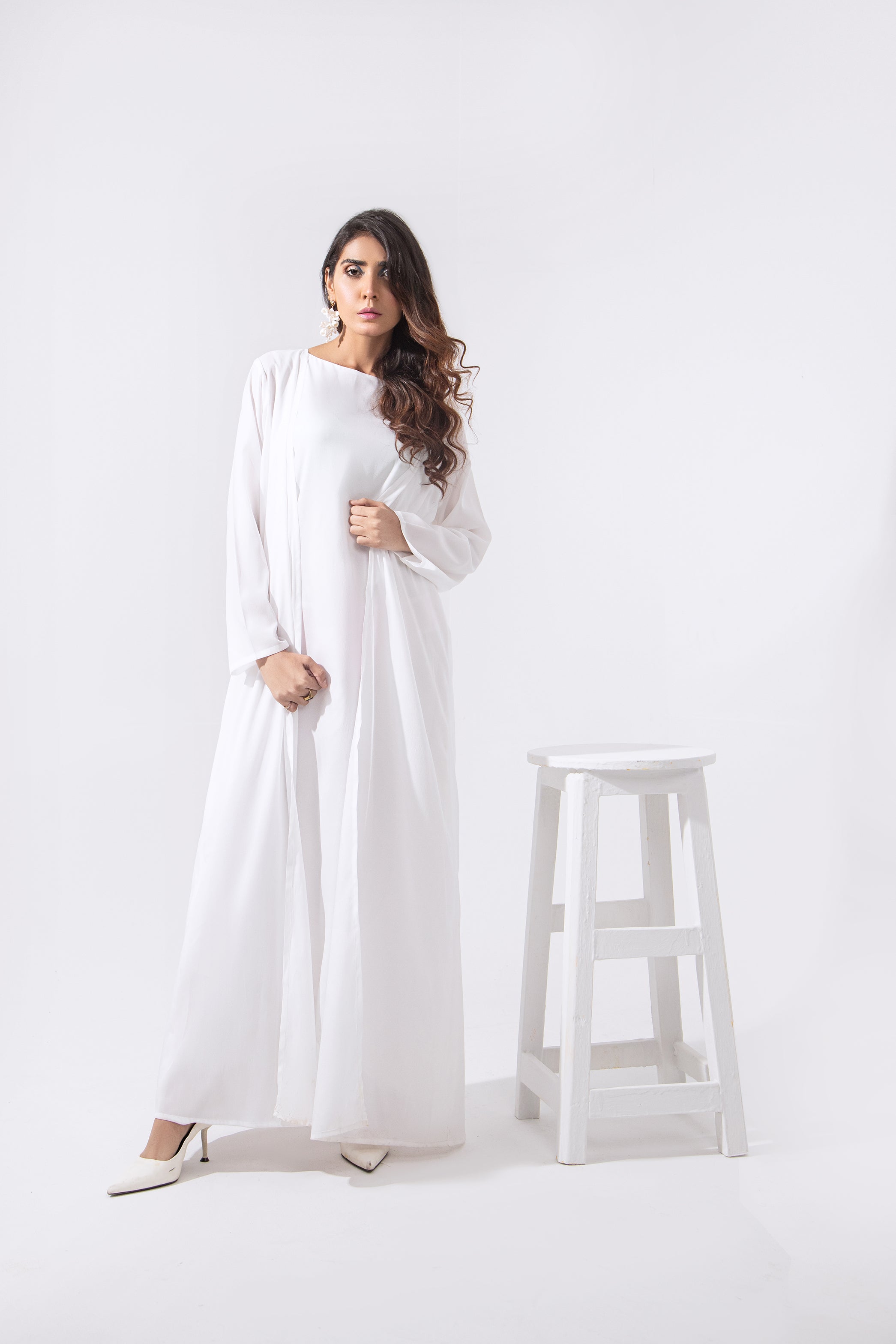 Diagonal Cut Maxi with Cape - SYAH