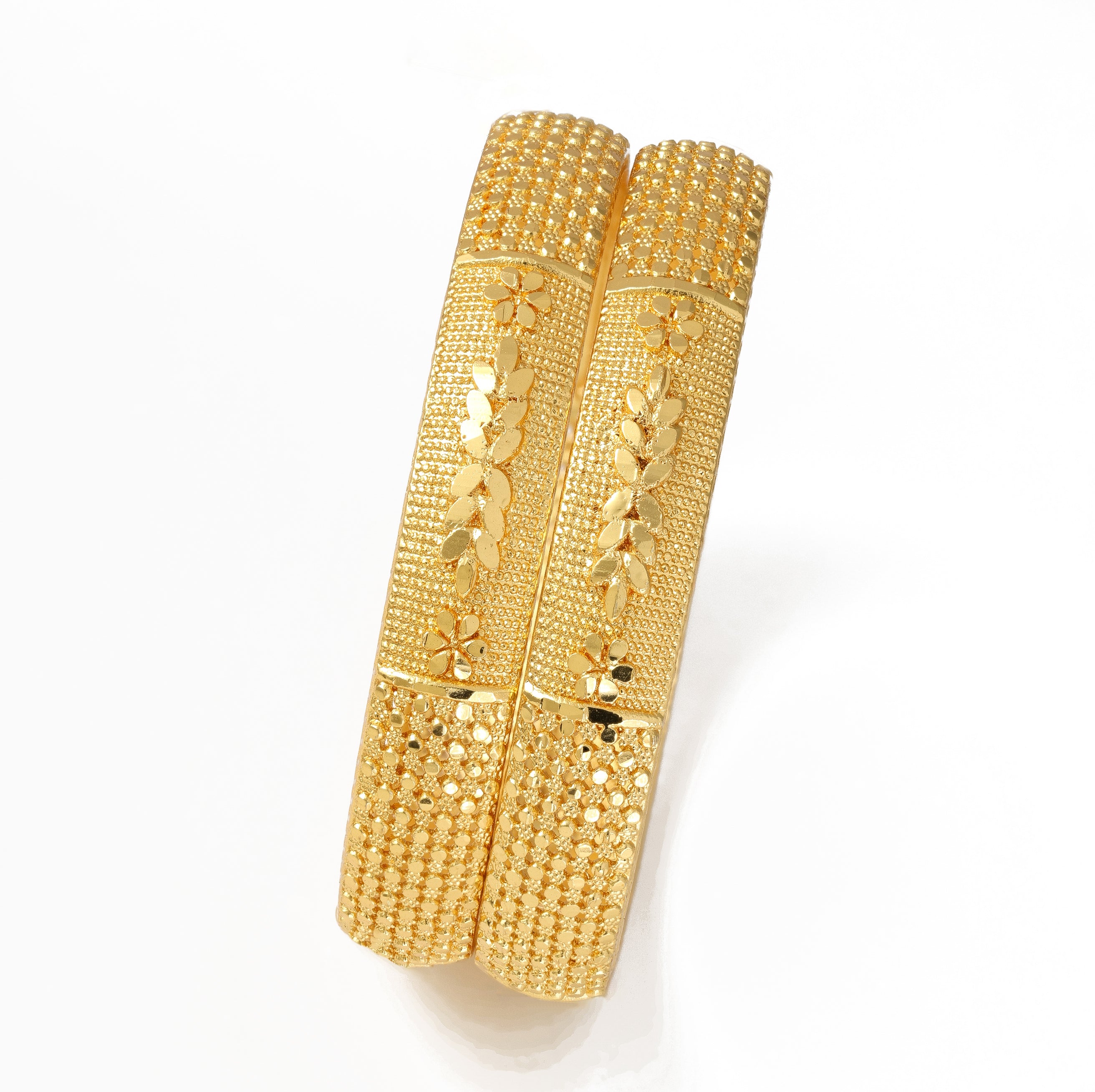 Gold Plated Madrasi Kangan - Aloro Jewels