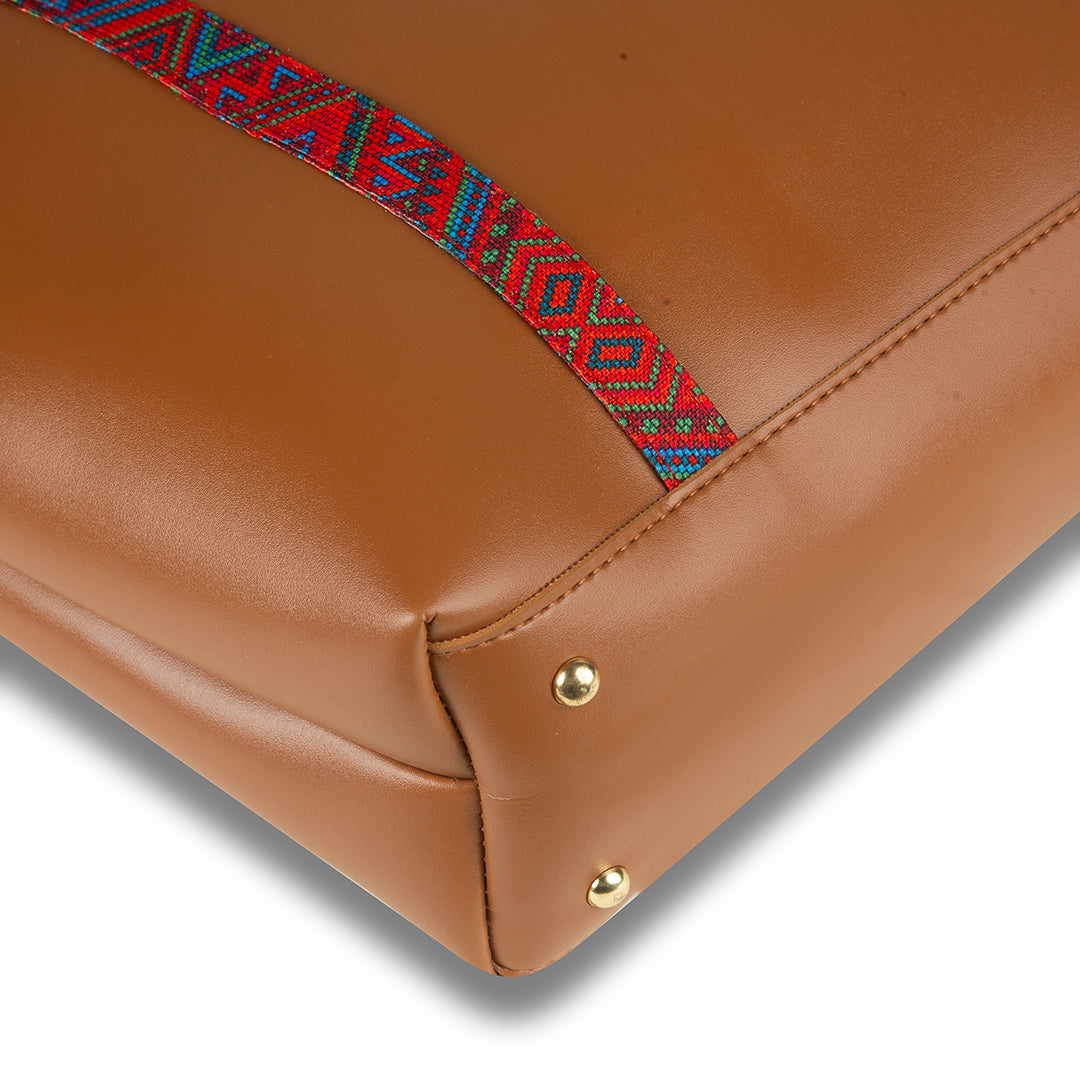 Tango Brown Tote Bag - Bag X