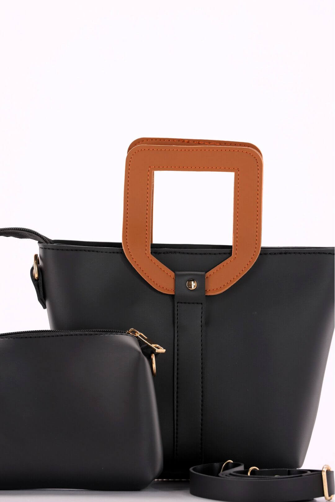 Voyage Black / Brown Handbag - Bag X