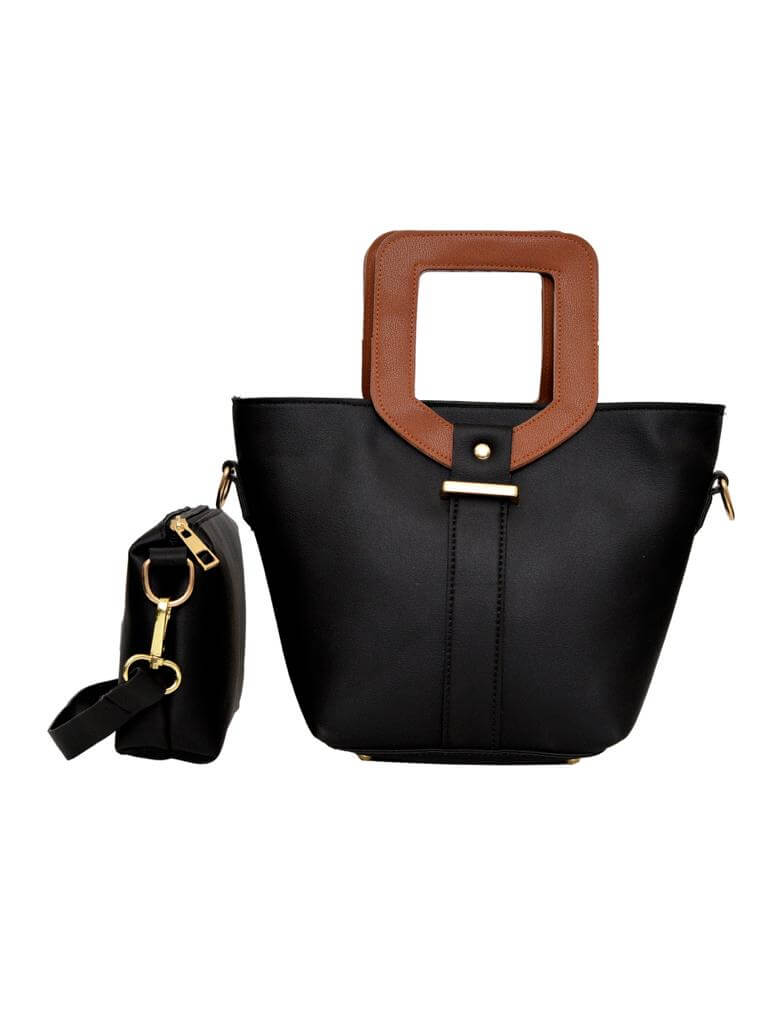Voyage Black / Brown Handbag - Bag X