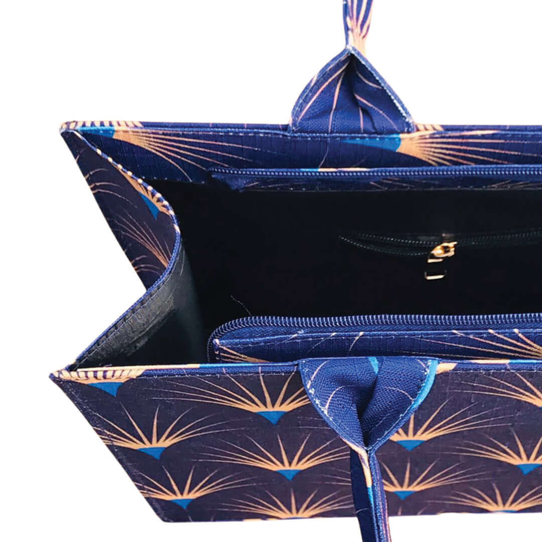 Flora Bloom Blue Tote Bag - Bag X