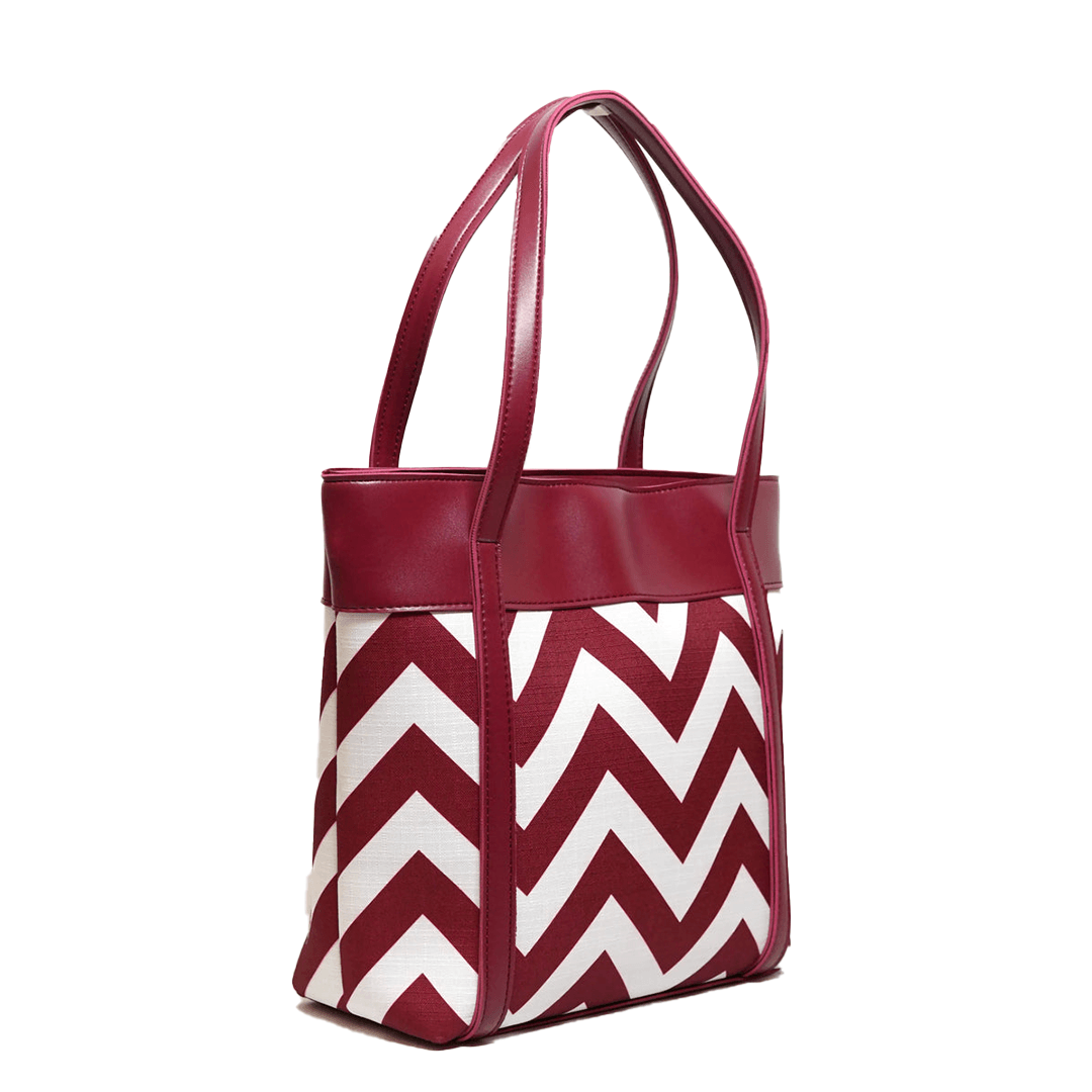 Canberra Maroon Handbag - Bag X
