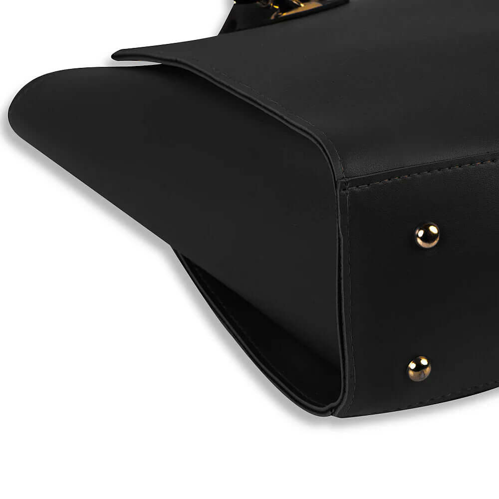Plush Black Handbag - Bag X