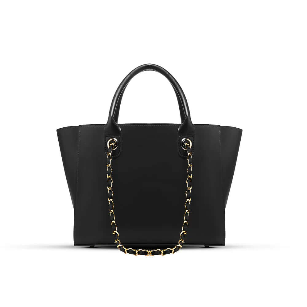 Plush Black Handbag - Bag X
