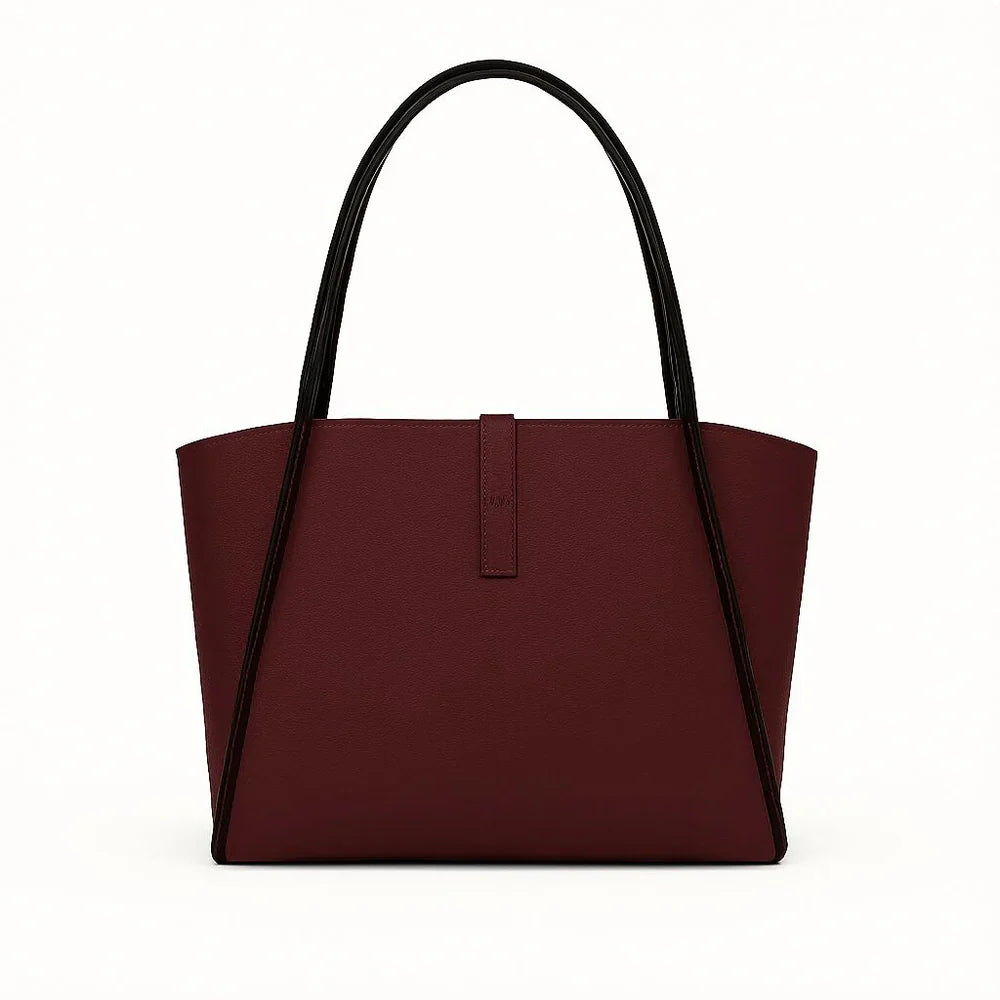 Elizabeth Maroon Tote Bag - Bag X