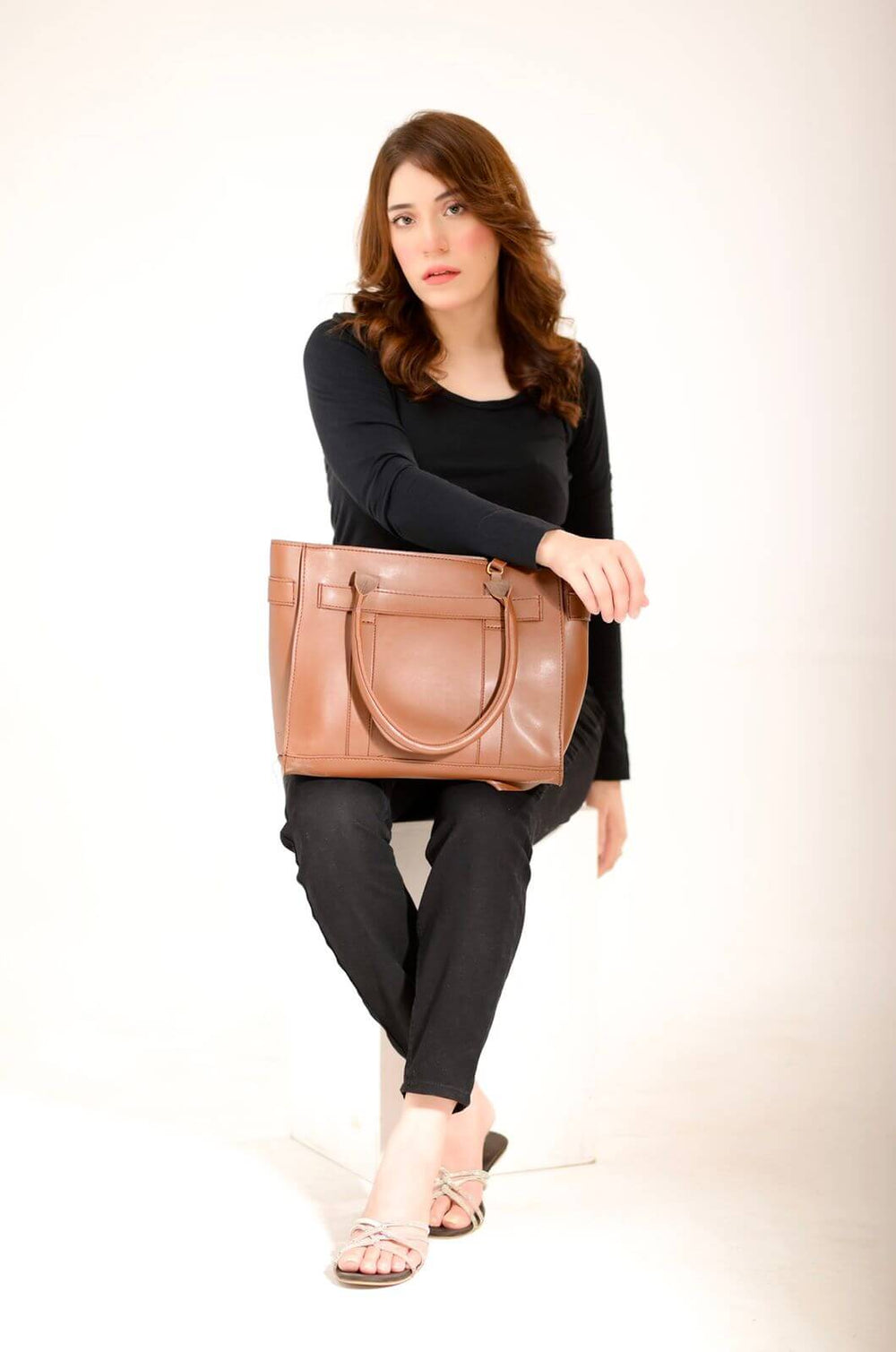 Fring Brown Handbag - Bag X