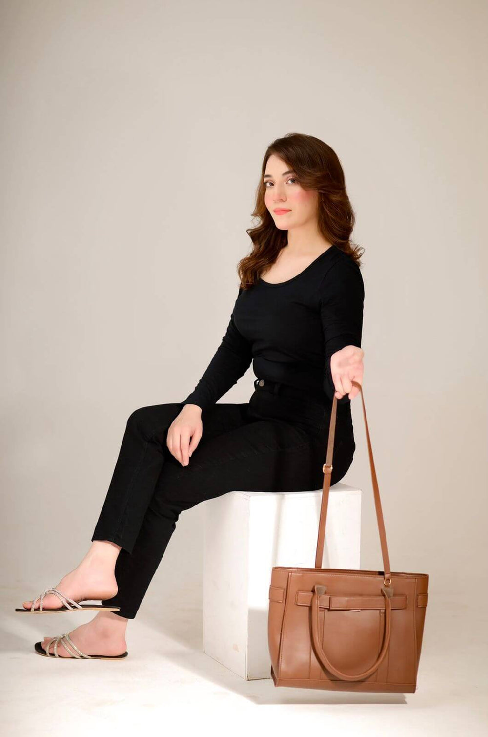 Fring Brown Handbag - Bag X