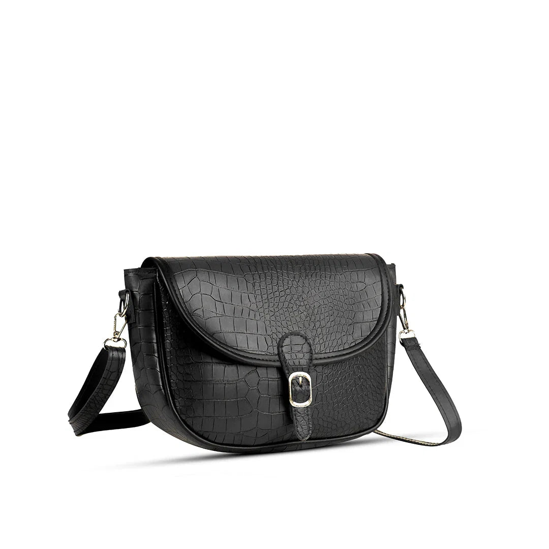 Imperial Crocodile Black Crossbody bag - Bag X