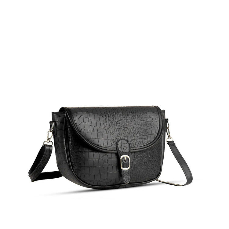 Imperial Crocodile Black Crossbody bag - Bag X