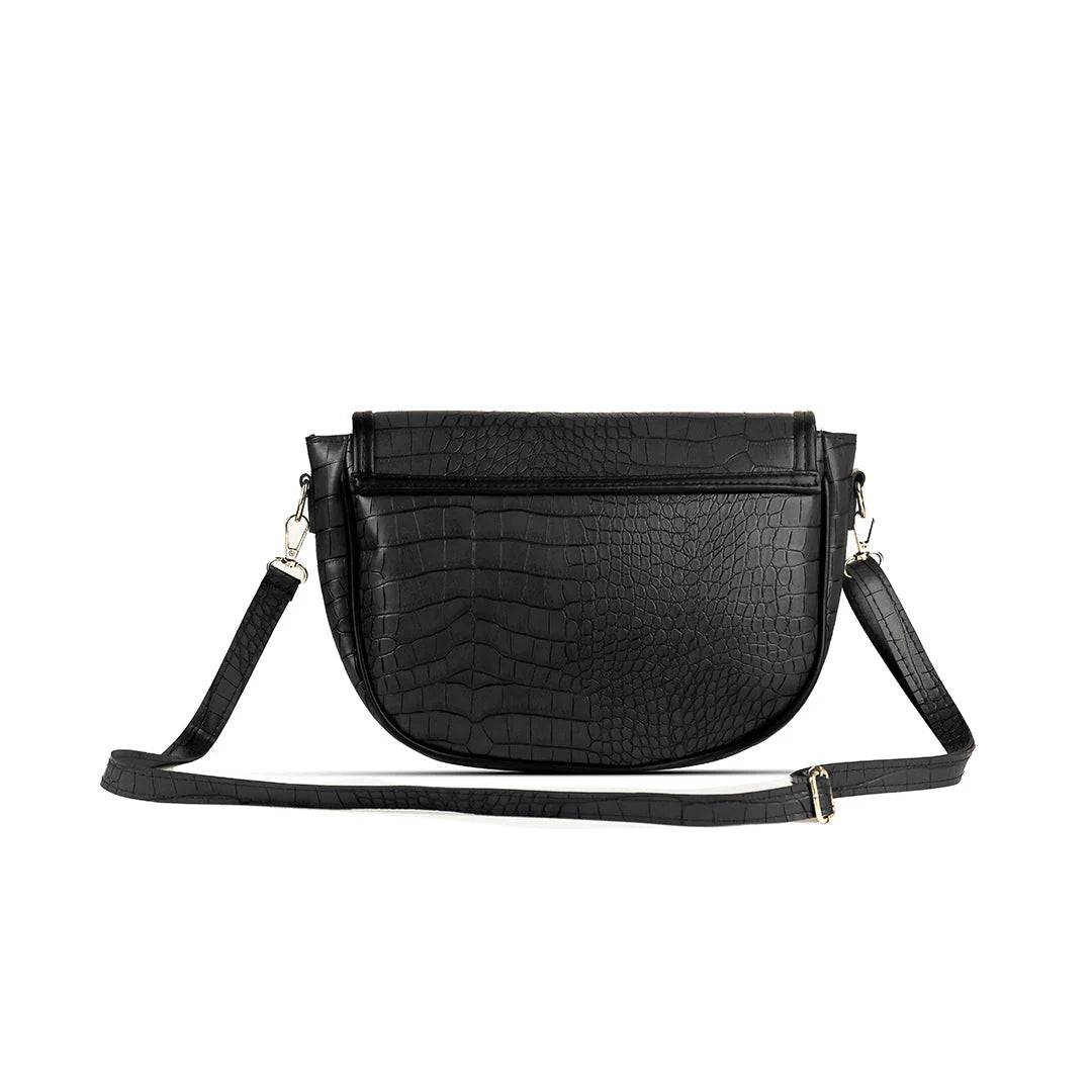 Imperial Crocodile Black Crossbody bag - Bag X