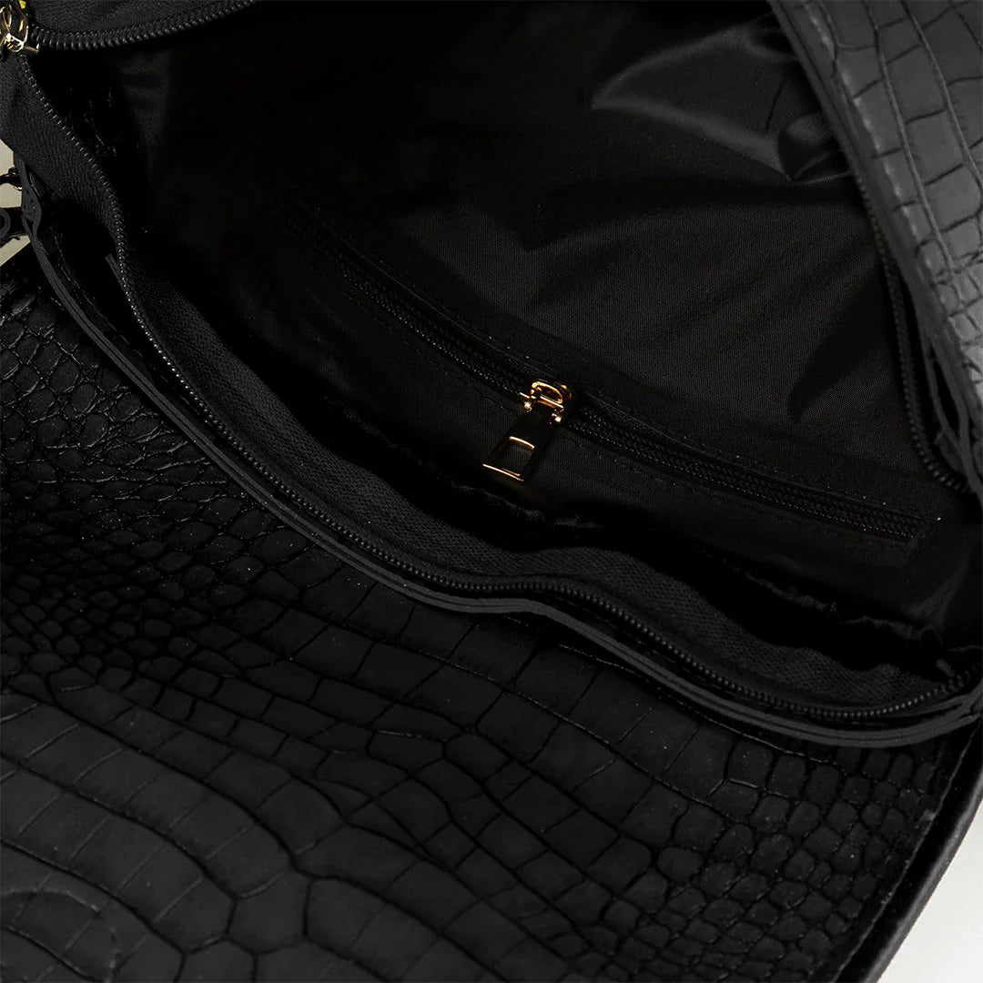 Imperial Crocodile Black Crossbody bag - Bag X