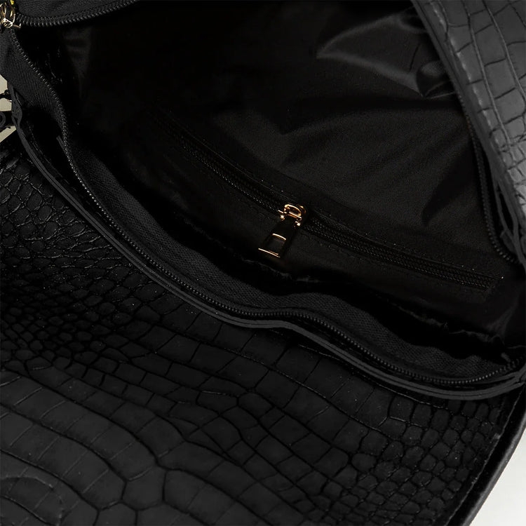 Imperial Crocodile Black Crossbody bag - Bag X
