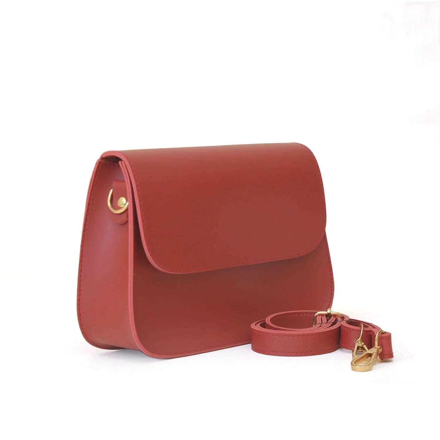 Cross Maroon Handbag - Bag X