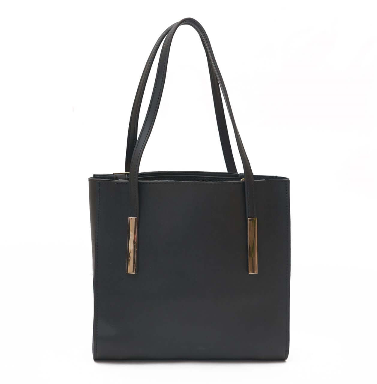 Canva Black Tote Bag - Bag X