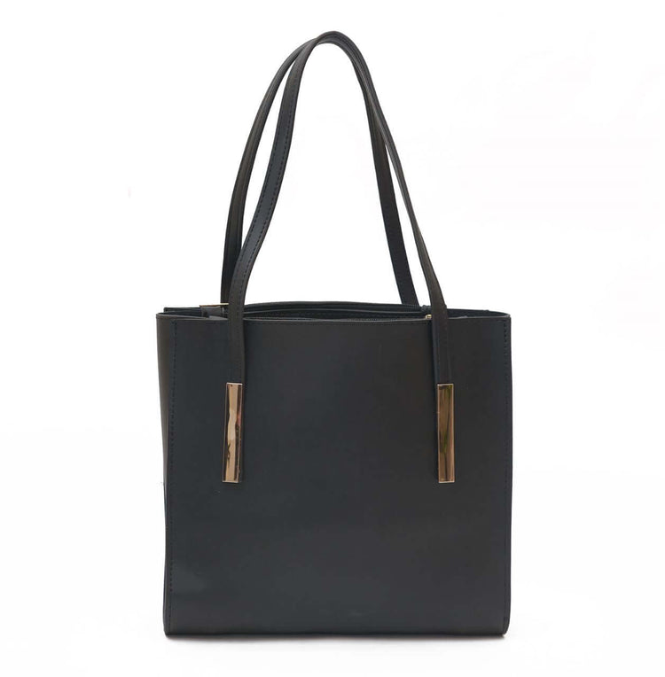Canva Black Tote Bag - Bag X