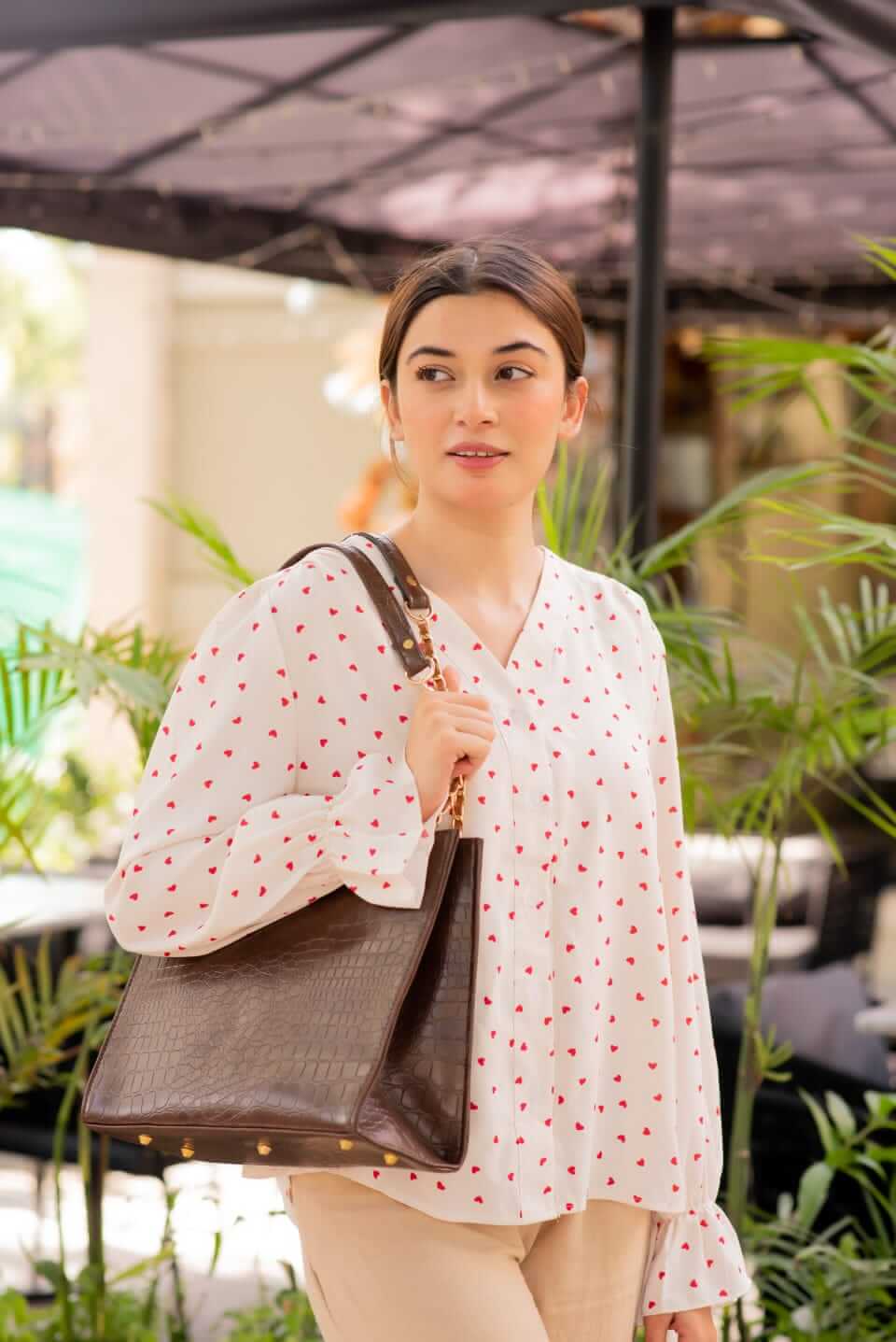 Crocodile Tote Choco Tote Bag - Bag X