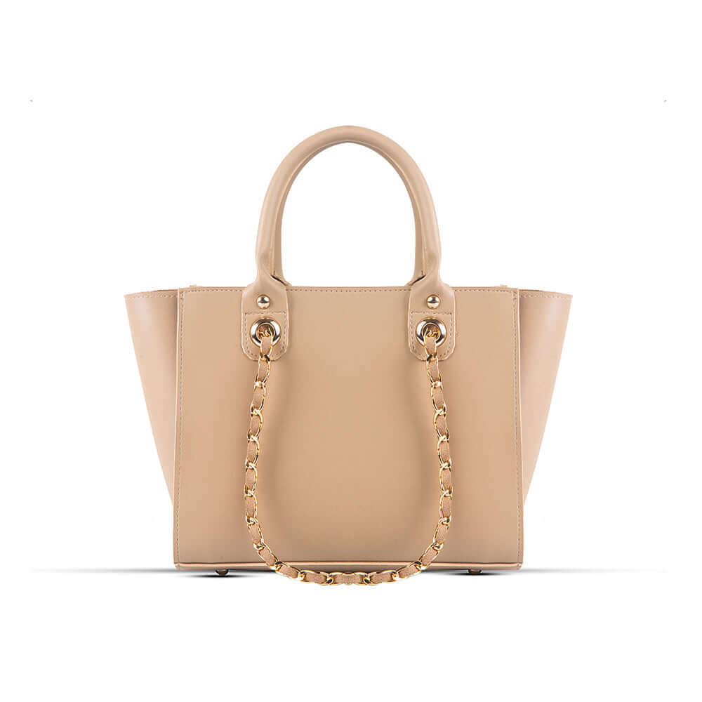 Plush Beige Handbag - Bag X