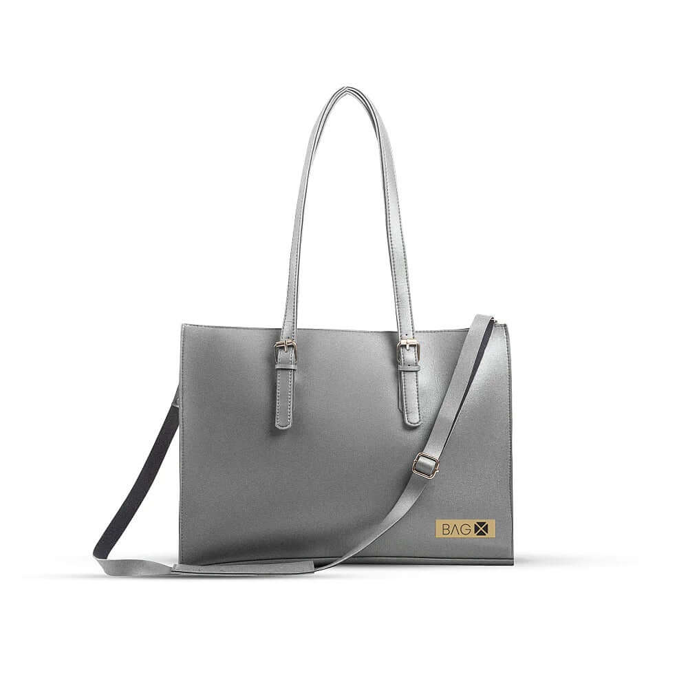 Blossom 3 Pcs Grey Tote Bag - Bag X