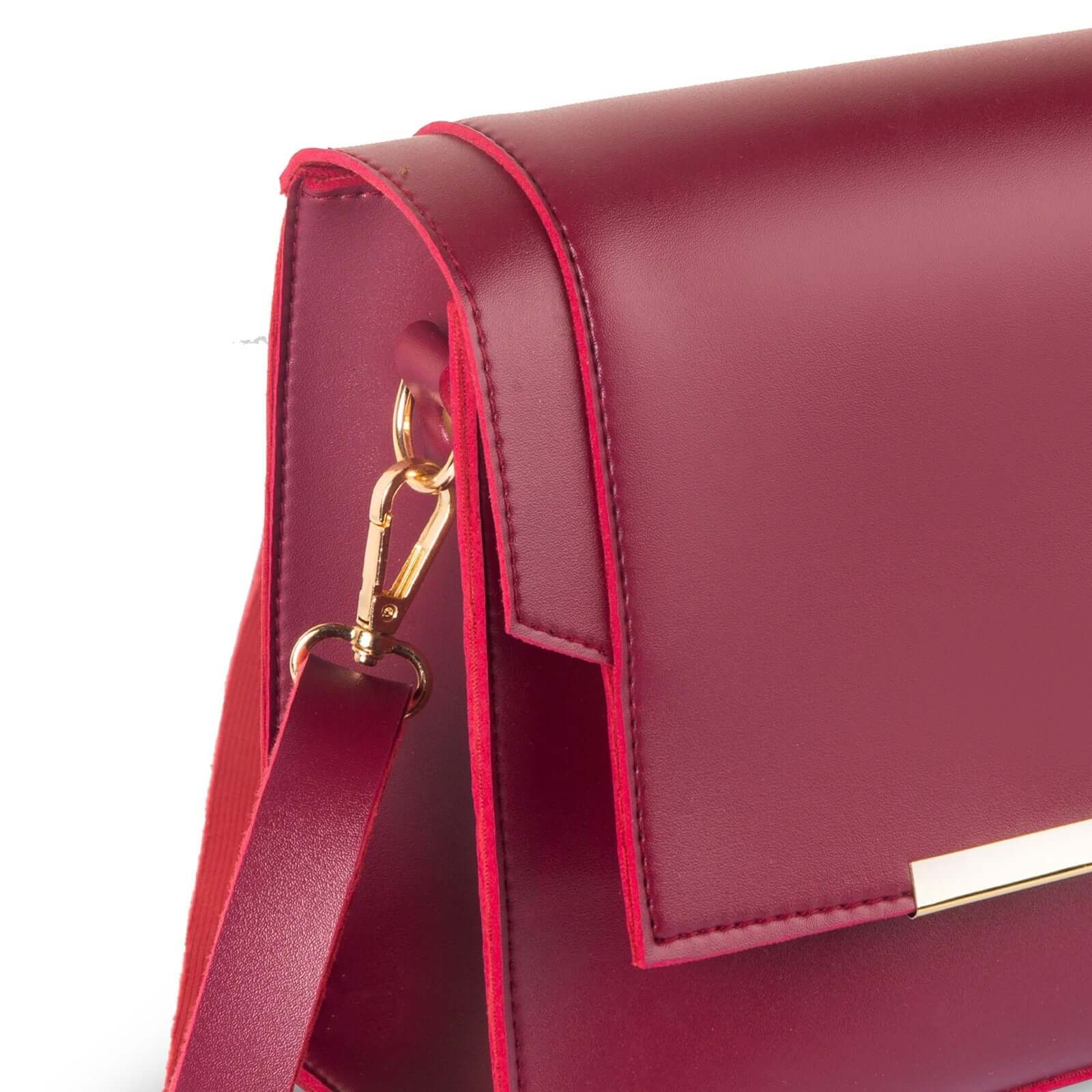 Blaze Maroon Handbag - Bag X