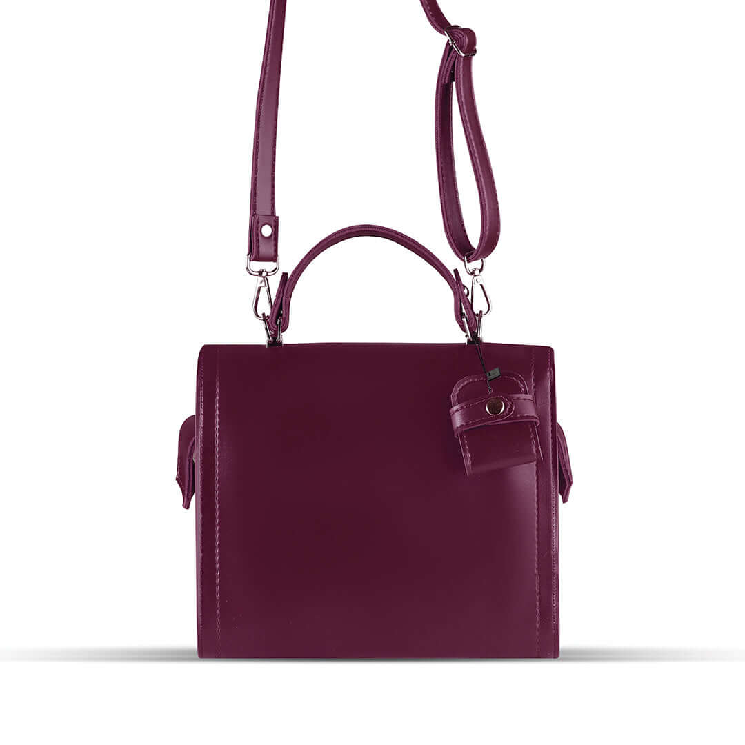 Barbara Maroon Shoulder bag - Bag X