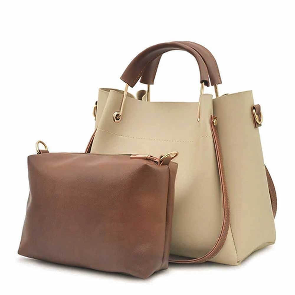 Georgia Beige Handbag - Bag X